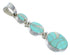 Turquoise And Opal Sterling Silver Southwest Pendant CX47302